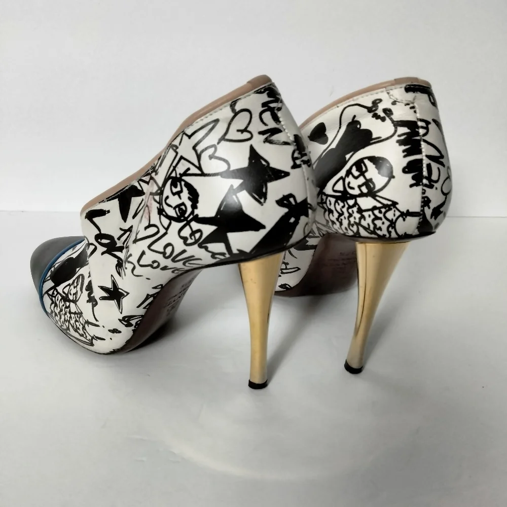 LANVIN BLACK/WHITE PRINTED. - Picture 3 of 10